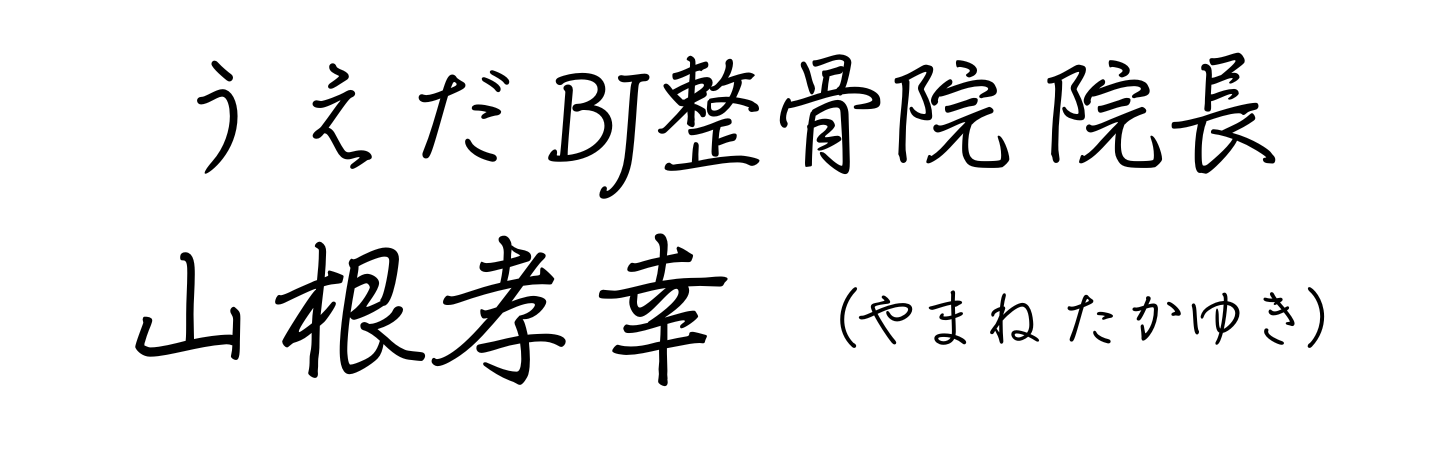 うえだBJ整骨院 院長 山根孝幸